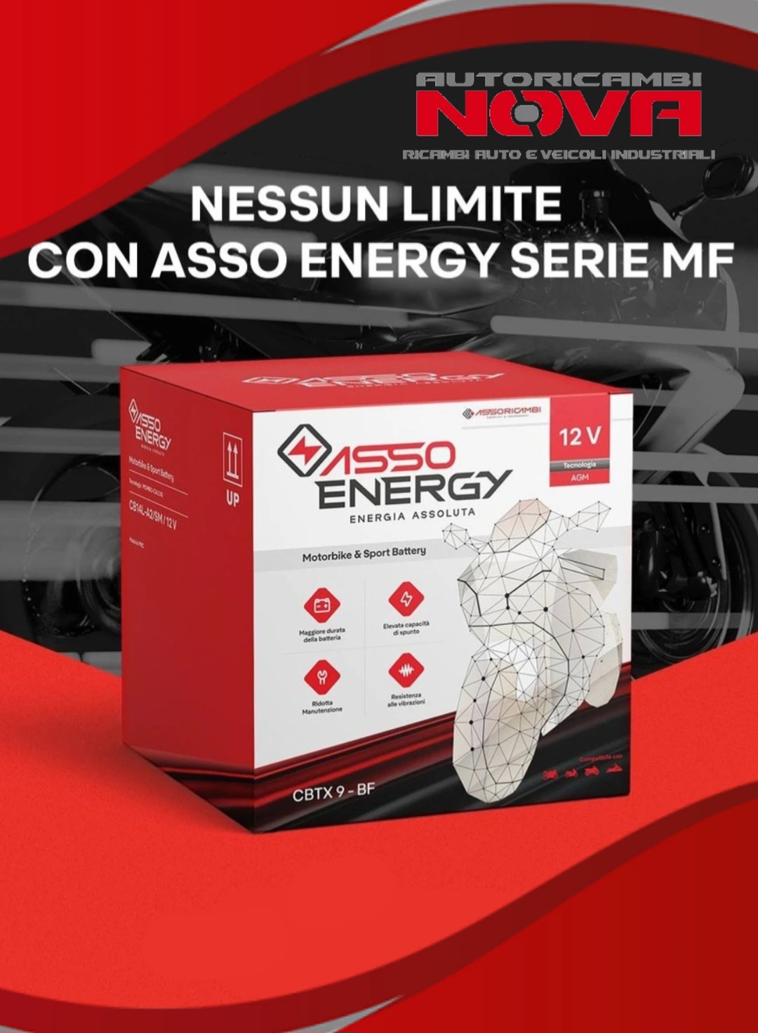 BATTERIE MOTO ASSO ENERGY